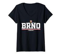 Mujer Brno Czech Republic Camiseta Cuello V