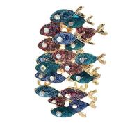 Mujer Broche creativos Preciosos broches de peces for mujer, unisex, esmaltados, brillantes, con forma de animal acuático, for fiestas, informales, regalo