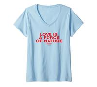 Mujer Brokeback Mountain 20th Love Is A Force Of Nature Camiseta Cuello V