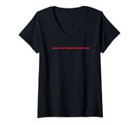 Mujer Brokeback Mountain Love Is A Force Of Nature Front & Back Camiseta Cuello V