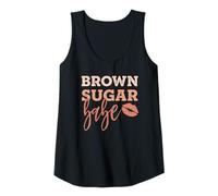 Mujer Brown Sugar Babe Orgullosa Melanina Hermosa Reina Camiseta sin Mangas