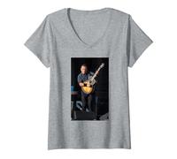 Mujer Bruce Springsteen El Jefe En Londres 2013 por Andy Willsher Camiseta Cuello V