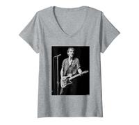 Mujer Bruce Springsteen El Río Tour 1981 por David Corio Camiseta Cuello V