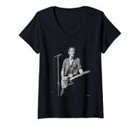 Mujer Bruce Springsteen El Río Tour En Vivo por David Corio Camiseta Cuello V
