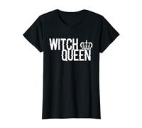 Mujer Bruja Reina Coven Wicca Brujas Halloween Brujas Miedo Camiseta