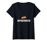 Mujer Bruschetta Camiseta Cuello V