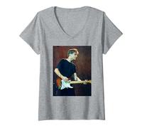 Mujer Bryan Adams Waking Up The World Tour Cardiff Live 1992 Camiseta Cuello V