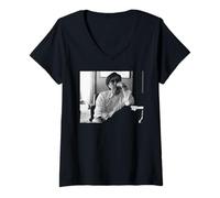 Mujer Bryan Ferry Niños & Niñas Era Post Roxy Music 1985 Camiseta Cuello V