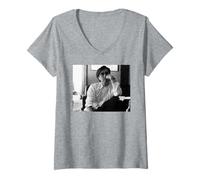 Mujer Bryan Ferry Post Roxy Música Niños & Niñas Era 1985 Camiseta Cuello V
