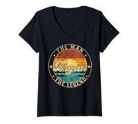 Mujer BRYAN The Man The Myth The Legend First Name Camiseta Cuello V