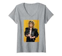 Mujer Bucks Fizz Haciendo tu Mente Cheryl Baker 1992 Camiseta Cuello V