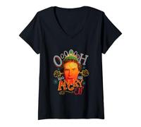 Mujer Buddy The 'Angry Elf' Comedia Navidad PAPL527 Camiseta Cuello V