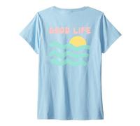 Mujer BUENA LIFE X ON VACATION CLUB. Chillen Vacaciones Vacaciones - Back Camiseta Cuello V