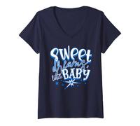 Mujer Buenas Noches - Sweet Dreams Little Baby Camiseta Cuello V