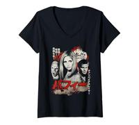 Mujer Buffy The Vampire Slayer Japanese Movie Poster TV Show Camiseta Cuello V