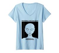 Mujer Bugonia Primarily Not an Alien Camiseta Cuello V