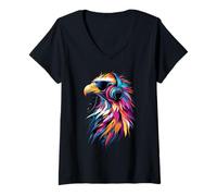 Mujer Buitre Ave Rapaz Buitres Buitre Dulce Camiseta Cuello V