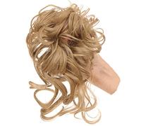 Mujer Bun scrunches Piezas de moño de pelo rizado ondulado for mujer, moño desordenado, pieza de pelo sintético despeinado, extensión de moños for el cabello, banda elástica for el cabello Bun hair (