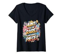 Mujer Busca Lo Raro Ama Cada Pieza Anime Estilo Camiseta Cuello V