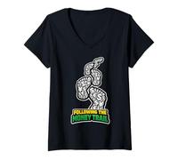 Mujer Buscador de rastros de Dinero Camiseta Cuello V