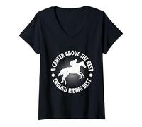 Mujer Cabalgatas Above The Rest It´s Best Jinete Camiseta Cuello V