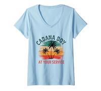 Mujer Cabana Boy a su Servicio Cabana Boy Camiseta Cuello V