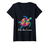 Mujer Cabo San Lucas Los Cabos Souvenir Cabo Camiseta Cuello V
