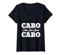 Mujer Cabo San Lucas México Baja California Camiseta Cuello V