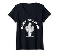 Mujer Cactus no me toques Cactus no me toques Camiseta Cuello V