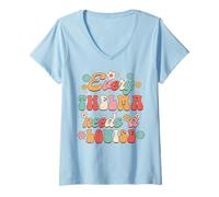 Mujer Cada Thelma Necesita una Louise Bestie BFF Mejor Amiga Groovy Camiseta Cuello V