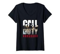 Mujer Call of Duty Vanguard Main Poster Video Game Camiseta Cuello V