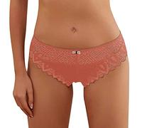 Mujer Calzoncillos 2026 Estilo Encantador Encaje Blanco Ropa Interior De Encaje Pantalones De Encaje Ropa Interior Con Cintura Ropa Interior Periódica Pantys Verano Ropa Interior De Algodón, Rosa., L