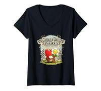 Mujer Cambia tu Actitud hacia la gratitud Mente Positiva Corazón Camiseta Cuello V