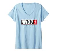 Mujer Camisa Anaconda Jiu Jitsu - BJJ - Artes Marciales Brasileñas Camiseta Cuello V