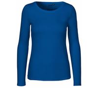 Mujer Camisa Comercio Justo Bio Algodón Manga Larga Cuello Redondo Jersey XS-XXL