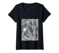 Mujer Camisa Don Quijote | Quijote by Cervantes - Fine Art Shirts Camiseta Cuello V