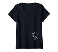 Mujer Camiseta Circle Game Shirt You Loked The Finger Game Shirt Camiseta Cuello V