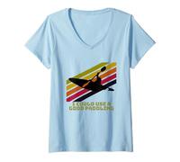 Mujer Camiseta con Texto en inglés I Could Use A Good Paddling - Camiseta Divertida para kayakistas Camiseta Cuello V