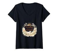 Mujer Camiseta de fe del Domingo de Pascua - Worthy is The Lamb Graphic Camiseta Cuello V