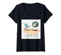 Mujer Camiseta de Mezquita de Betty You've Hit An Artery Deadstock Camiseta Cuello V
