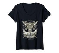 Mujer Camiseta Death Before Dishonor Camiseta Cuello V