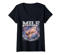 Mujer Camiseta Divertida Fetiche De Pies Fetiche De Pies Gen Z Camiseta Cuello V