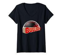 Mujer Camiseta Divertida I Call Bullshit Meter Don't Believe Everything Camiseta Cuello V