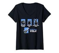 Mujer Camiseta Divertida para Jugador de Viola Nothing Better Than Viola Camiseta Cuello V