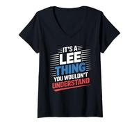 Mujer Camiseta It's A Lee Thing You Wouldn't Understand Lee Camiseta Cuello V