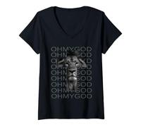 Mujer Camiseta Jesús es mi superhéroe Camiseta Camiseta Cuello V