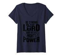 Mujer Camiseta Jesús es mi superhéroe Camiseta Cuello V