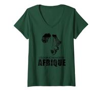 Mujer Camiseta Legion Etrangere Afrique Camiseta Cuello V