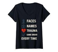 Mujer Camiseta Memory Athlete Mnemonic Brain Training Mental Mastery Camiseta Cuello V