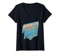 Mujer Camiseta Orgulloso De Mi Puertollano Poder Local Camiseta Cuello V